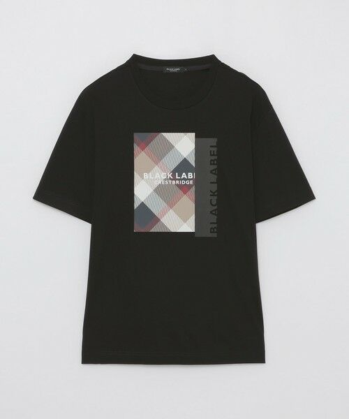 セール】 ボックスチェックロゴグラフィックTシャツ