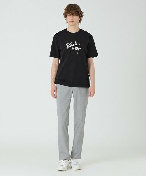 BLUE LABEL / BLACK LABEL CRESTBRIDGE / ブルーレーベル / ブラックレーベル・クレストブリッジ  カットソー | テクスチャーロゴグラフィックTシャツ | 詳細11