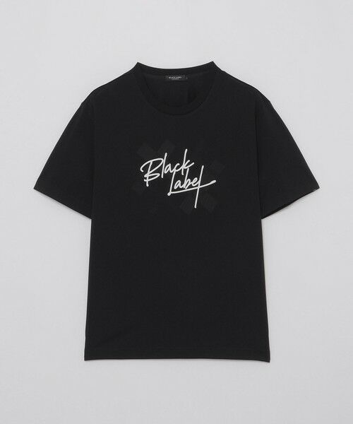 BLUE LABEL / BLACK LABEL CRESTBRIDGE / ブルーレーベル / ブラックレーベル・クレストブリッジ  カットソー | テクスチャーロゴグラフィックTシャツ | 詳細15