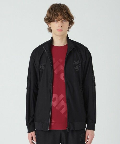 BLUE LABEL / BLACK LABEL CRESTBRIDGE/ブルーレーベル / ブラックレーベル・クレストブリッジ 【BLACK lab.×Admiral】3Dトリコットトラックジャケット ブラック L BLUE LABEL / BLACK LABEL CRESTBRIDGE/ブルーレーベル / ブラックレーベル・クレストブリッジ 【BLACK lab.×Admiral】3Dトリコットトラックジャケット ブラック L