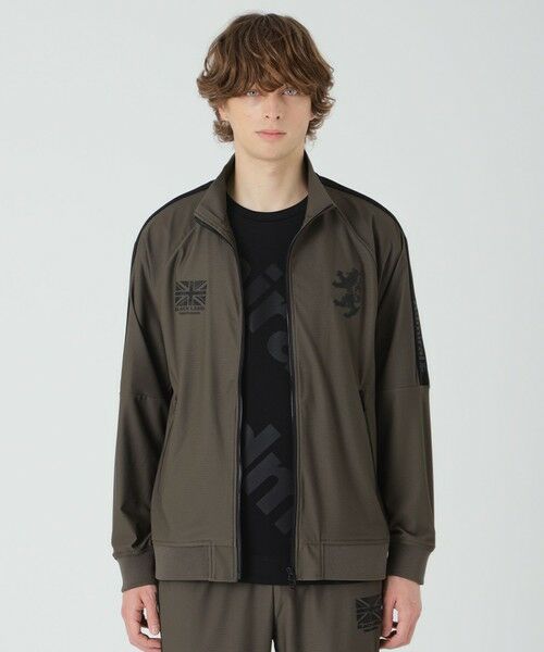 BLUE LABEL / BLACK LABEL CRESTBRIDGE/ブルーレーベル / ブラックレーベル・クレストブリッジ 【BLACK lab.×Admiral】3Dトリコットトラックジャケット グリーン9 3L BLUE LABEL / BLACK LABEL CRESTBRIDGE/ブルーレーベル / ブラックレーベル・クレストブリッジ 【BLACK lab.×Admiral】3Dトリコットトラックジャケット グリーン9 3L