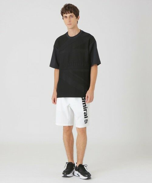 BLUE LABEL / BLACK LABEL CRESTBRIDGE / ブルーレーベル / ブラックレーベル・クレストブリッジ  カットソー | 【BLACK lab.×Admiral】ニットドッキングアイコンTシャツ | 詳細6