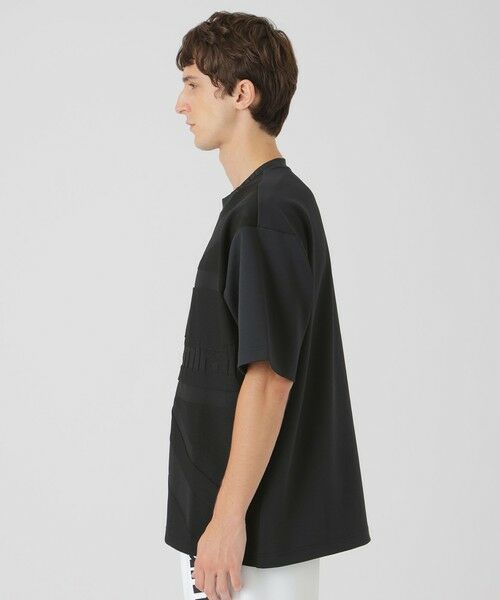 BLUE LABEL / BLACK LABEL CRESTBRIDGE / ブルーレーベル / ブラックレーベル・クレストブリッジ  カットソー | 【BLACK lab.×Admiral】ニットドッキングアイコンTシャツ | 詳細7