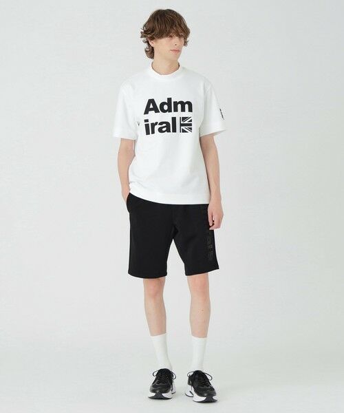 BLUE LABEL / BLACK LABEL CRESTBRIDGE / ブルーレーベル / ブラックレーベル・クレストブリッジ カットソー | 【BLACK lab.×Admiral】シャドーチェックロゴグラフィックTシャツ | 詳細1