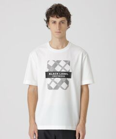 BLUE LABEL / BLACK LABEL CRESTBRIDGE / ブルーレーベル / ブラックレーベル・クレストブリッジ  カットソー | 【一部店舗限定】シャドーバイアスチェック ロゴプリントTシャツ