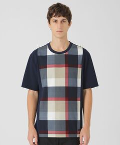 BLUE LABEL / BLACK LABEL CRESTBRIDGE / ブルーレーベル / ブラックレーベル・クレストブリッジ  カットソー | 【一部店舗限定】パネルサッカーチェックTシャツ