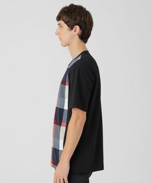 BLUE LABEL / BLACK LABEL CRESTBRIDGE / ブルーレーベル / ブラックレーベル・クレストブリッジ  カットソー | 【一部店舗限定】パネルサッカーチェックTシャツ | 詳細7