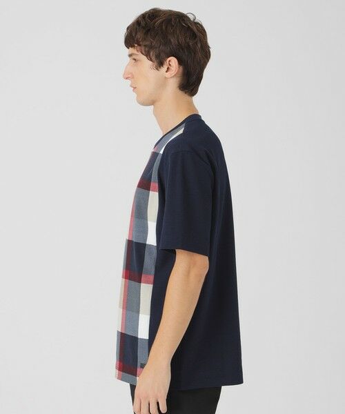 BLUE LABEL / BLACK LABEL CRESTBRIDGE / ブルーレーベル / ブラックレーベル・クレストブリッジ  カットソー | 【一部店舗限定】パネルサッカーチェックTシャツ | 詳細12