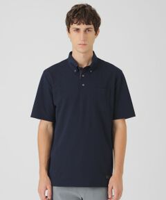 BLUE LABEL CRESTBRIDGE ブラック長袖トップス タイムセール セール】 【BLACK lab.】ブリーズメッシュTシャツ （カットソー