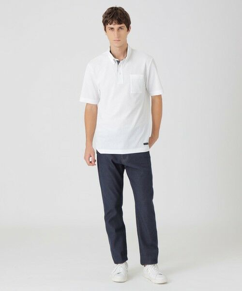 BLUE LABEL / BLACK LABEL CRESTBRIDGE / ブルーレーベル / ブラックレーベル・クレストブリッジ カットソー | 【一部店舗限定】テクニカルハイゲージサッカーポロシャツ | 詳細1