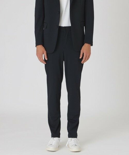 BLUE LABEL / BLACK LABEL CRESTBRIDGE / ブルーレーベル / ブラックレーベル・クレストブリッジ その他パンツ | 【BLACK lab.】バックグリッドトリコットトラウザーズ(ブラック)