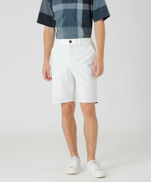 BLUE LABEL / BLACK LABEL CRESTBRIDGE / ブルーレーベル / ブラックレーベル・クレストブリッジ  その他パンツ | コードレーンイージーショートパンツ（オフホワイト1）