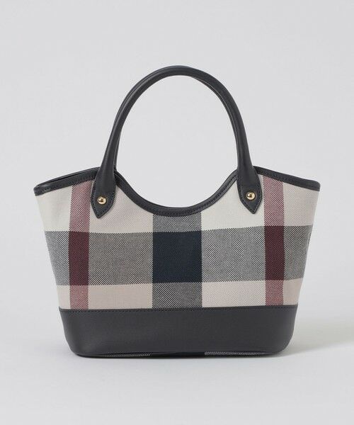 BLUE LABEL / BLACK LABEL CRESTBRIDGE / ブルーレーベル / ブラックレーベル・クレストブリッジ  ショルダーバッグ | クレストブリッジチェックキャンバスレザー切替ミニトート | 詳細3