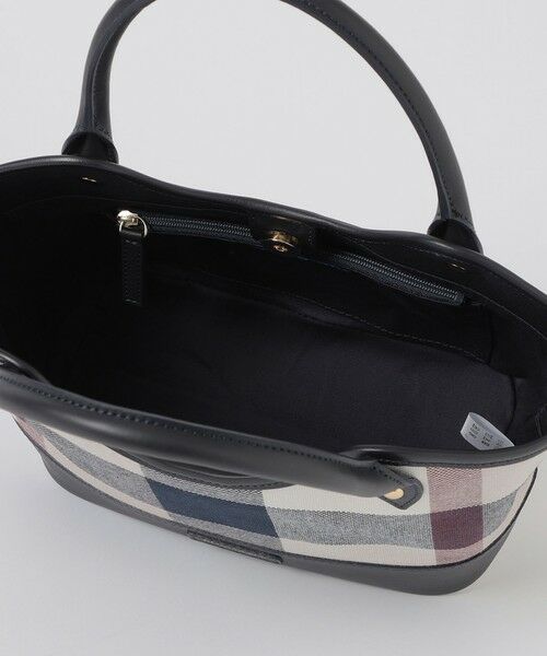 BLUE LABEL / BLACK LABEL CRESTBRIDGE / ブルーレーベル / ブラックレーベル・クレストブリッジ  ショルダーバッグ | クレストブリッジチェックキャンバスレザー切替ミニトート | 詳細4