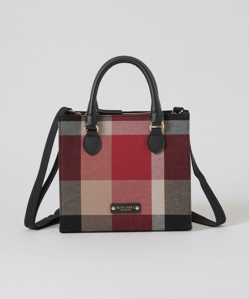 BLUE LABEL / BLACK LABEL CRESTBRIDGE / ブルーレーベル / ブラックレーベル・クレストブリッジ  ショルダーバッグ | クレストブリッジチェックキャンバススクエアミニトート | 詳細7