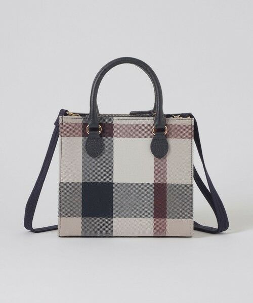 BLUE LABEL / BLACK LABEL CRESTBRIDGE / ブルーレーベル / ブラックレーベル・クレストブリッジ  ショルダーバッグ | クレストブリッジチェックキャンバススクエアミニトート | 詳細11