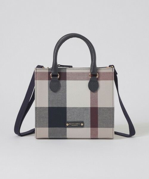 BLUE LABEL / BLACK LABEL CRESTBRIDGE / ブルーレーベル / ブラックレーベル・クレストブリッジ  ショルダーバッグ | クレストブリッジチェックキャンバススクエアミニトート | 詳細14