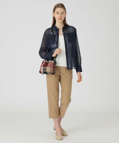 BLUE LABEL / BLACK LABEL CRESTBRIDGE / ブルーレーベル / ブラックレーベル・クレストブリッジ  ショルダーバッグ | クレストブリッジチェックキャンバス巾着ショルダー | 詳細2