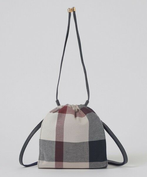 BLUE LABEL / BLACK LABEL CRESTBRIDGE / ブルーレーベル / ブラックレーベル・クレストブリッジ  ショルダーバッグ | クレストブリッジチェックキャンバス巾着ショルダー | 詳細11