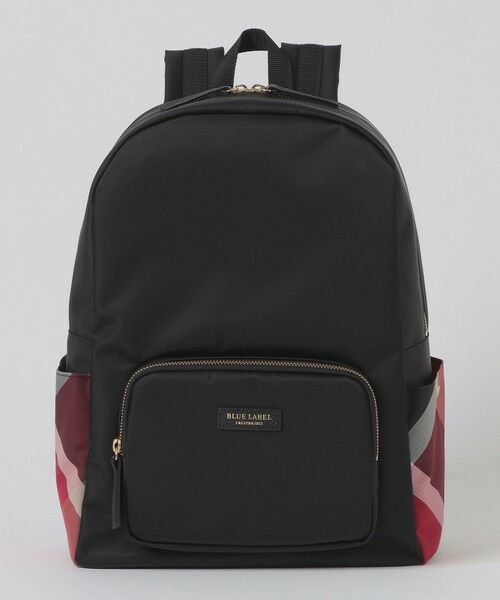 パーシャルクレストブリッジチェックナイロンバックパック