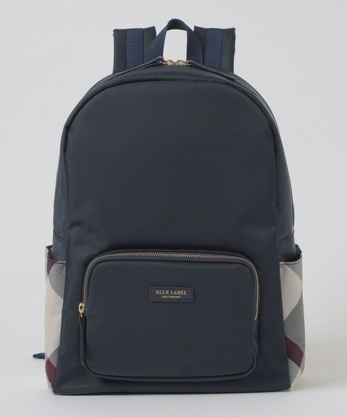 パーシャルクレストブリッジチェックナイロンバックパック