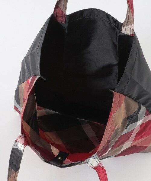 BLUE LABEL / BLACK LABEL CRESTBRIDGE / ブルーレーベル / ブラックレーベル・クレストブリッジ  ショルダーバッグ | パーシャルクレストブリッジチェックエコバッグ | 詳細2