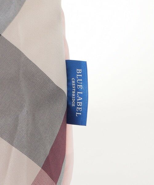 BLUE LABEL / BLACK LABEL CRESTBRIDGE / ブルーレーベル / ブラックレーベル・クレストブリッジ  ショルダーバッグ | パーシャルクレストブリッジチェックエコバッグ | 詳細8