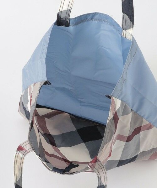 BLUE LABEL / BLACK LABEL CRESTBRIDGE / ブルーレーベル / ブラックレーベル・クレストブリッジ  ショルダーバッグ | パーシャルクレストブリッジチェックエコバッグ | 詳細12