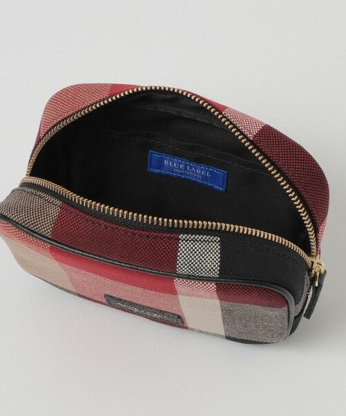BLUE LABEL / BLACK LABEL CRESTBRIDGE / ブルーレーベル / ブラックレーベル・クレストブリッジ  財布・コインケース・マネークリップ | クレストブリッジチェックキャンバスポーチ | 詳細2