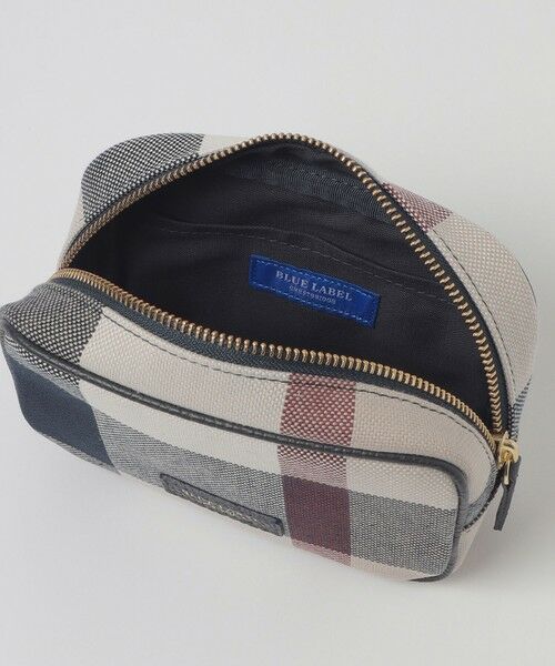 BLUE LABEL / BLACK LABEL CRESTBRIDGE / ブルーレーベル / ブラックレーベル・クレストブリッジ  財布・コインケース・マネークリップ | クレストブリッジチェックキャンバスポーチ | 詳細6