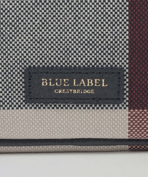 BLUE LABEL / BLACK LABEL CRESTBRIDGE / ブルーレーベル / ブラックレーベル・クレストブリッジ  財布・コインケース・マネークリップ | クレストブリッジチェックキャンバスポーチ | 詳細7