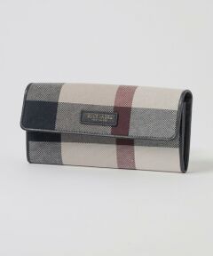 BLUE LABEL / BLACK LABEL CRESTBRIDGE / ブルーレーベル / ブラックレーベル・クレストブリッジ  財布・コインケース・マネークリップ | クレストブリッジチェックキャンバス長財布