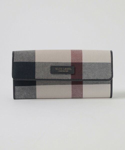 BLUE LABEL / BLACK LABEL CRESTBRIDGE / ブルーレーベル / ブラックレーベル・クレストブリッジ  財布・コインケース・マネークリップ | クレストブリッジチェックキャンバス長財布 | 詳細8