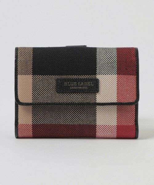 BLUE LABEL / BLACK LABEL CRESTBRIDGE / ブルーレーベル / ブラックレーベル・クレストブリッジ  財布・コインケース・マネークリップ | クレストブリッジチェックキャンバス二つ折り財布 | 詳細5