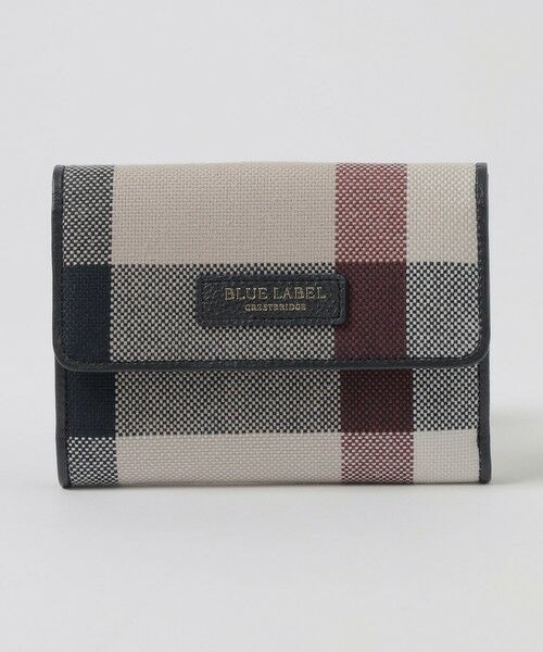 BLUE LABEL / BLACK LABEL CRESTBRIDGE / ブルーレーベル / ブラックレーベル・クレストブリッジ  財布・コインケース・マネークリップ | クレストブリッジチェックキャンバス二つ折り財布 | 詳細10