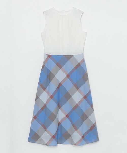 BLUE LABEL / BLACK LABEL CRESTBRIDGE / ブルーレーベル / ブラックレーベル・クレストブリッジ ドレス | 【接触冷感】クレストブリッジチェッククールドライドッキングドレス | 詳細10