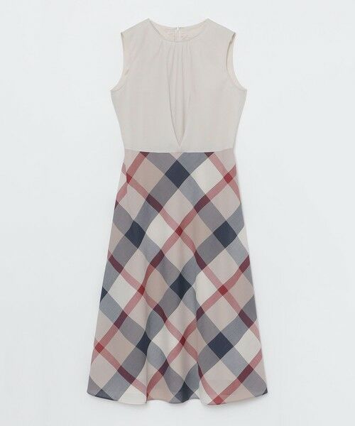 BLUE LABEL / BLACK LABEL CRESTBRIDGE / ブルーレーベル / ブラックレーベル・クレストブリッジ ドレス | 【接触冷感】クレストブリッジチェッククールドライドッキングドレス | 詳細15