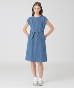 BLUE LABEL / BLACK LABEL CRESTBRIDGE / ブルーレーベル / ブラックレーベル・クレストブリッジ  ドレス | ライトデニムドレス