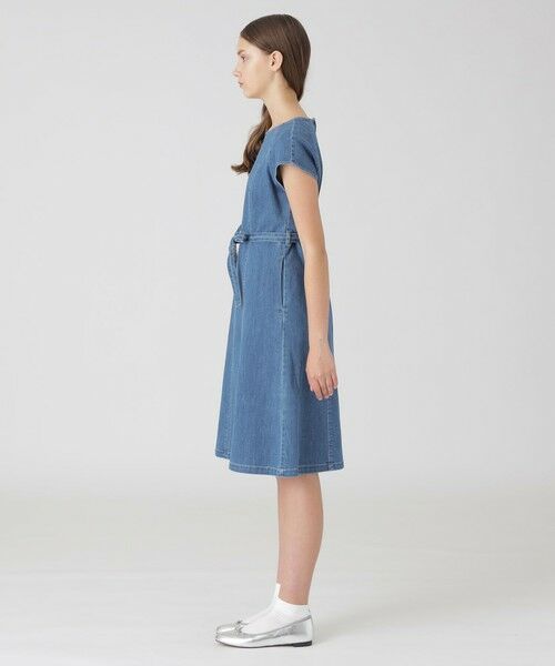 BLUE LABEL / BLACK LABEL CRESTBRIDGE / ブルーレーベル / ブラックレーベル・クレストブリッジ ドレス | ライトデニムドレス | 詳細1