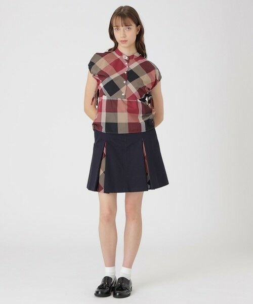 BLUE LABEL / BLACK LABEL CRESTBRIDGE / ブルーレーベル / ブラックレーベル・クレストブリッジ シャツ・ブラウス | 【接触冷感】【吸水速乾】クレストブリッジチェッククールドライブラウス | 詳細1