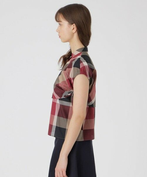 BLUE LABEL / BLACK LABEL CRESTBRIDGE / ブルーレーベル / ブラックレーベル・クレストブリッジ シャツ・ブラウス | 【接触冷感】【吸水速乾】クレストブリッジチェッククールドライブラウス | 詳細2