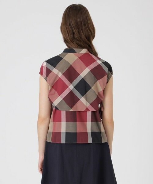 BLUE LABEL / BLACK LABEL CRESTBRIDGE / ブルーレーベル / ブラックレーベル・クレストブリッジ シャツ・ブラウス | 【接触冷感】【吸水速乾】クレストブリッジチェッククールドライブラウス | 詳細3