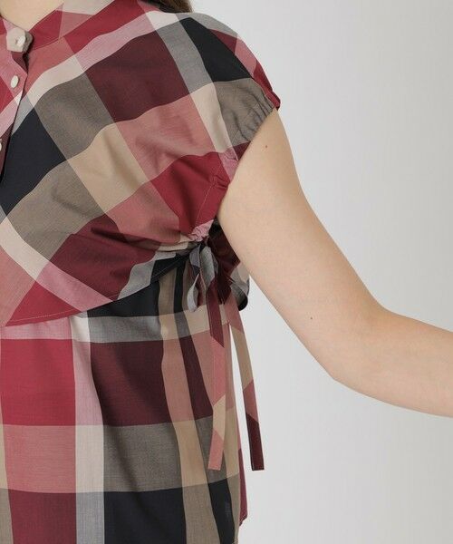 BLUE LABEL / BLACK LABEL CRESTBRIDGE / ブルーレーベル / ブラックレーベル・クレストブリッジ シャツ・ブラウス | 【接触冷感】【吸水速乾】クレストブリッジチェッククールドライブラウス | 詳細4