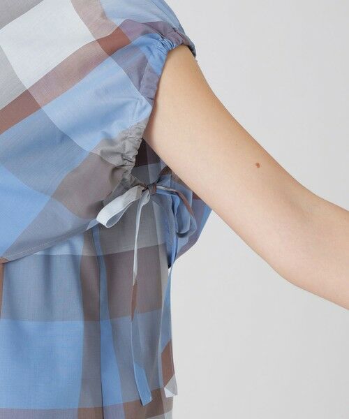 BLUE LABEL / BLACK LABEL CRESTBRIDGE / ブルーレーベル / ブラックレーベル・クレストブリッジ シャツ・ブラウス | 【接触冷感】【吸水速乾】クレストブリッジチェッククールドライブラウス | 詳細10