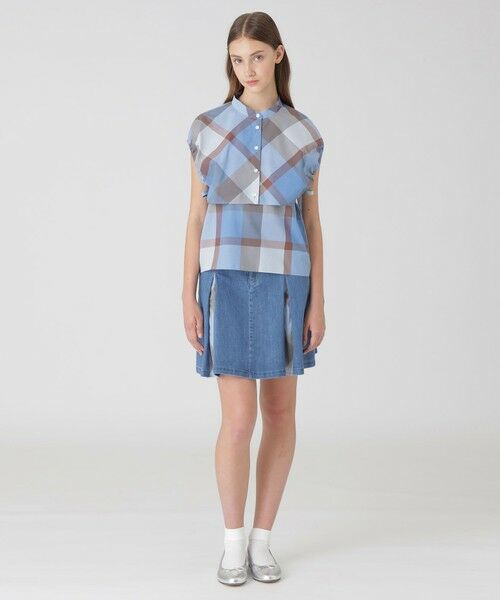 BLUE LABEL / BLACK LABEL CRESTBRIDGE / ブルーレーベル / ブラックレーベル・クレストブリッジ シャツ・ブラウス | 【接触冷感】【吸水速乾】クレストブリッジチェッククールドライブラウス | 詳細7