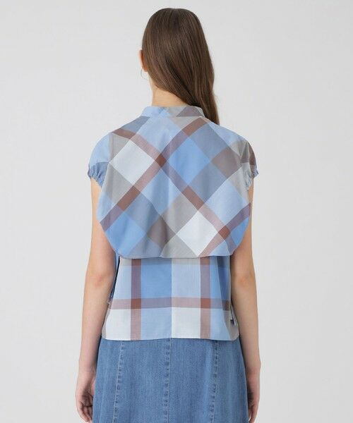 BLUE LABEL / BLACK LABEL CRESTBRIDGE / ブルーレーベル / ブラックレーベル・クレストブリッジ シャツ・ブラウス | 【接触冷感】【吸水速乾】クレストブリッジチェッククールドライブラウス | 詳細9