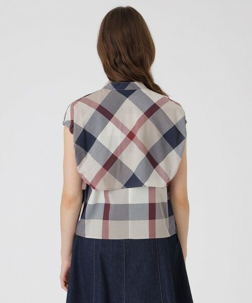 BLUE LABEL / BLACK LABEL CRESTBRIDGE / ブルーレーベル / ブラックレーベル・クレストブリッジ シャツ・ブラウス | 【接触冷感】【吸水速乾】クレストブリッジチェッククールドライブラウス | 詳細15