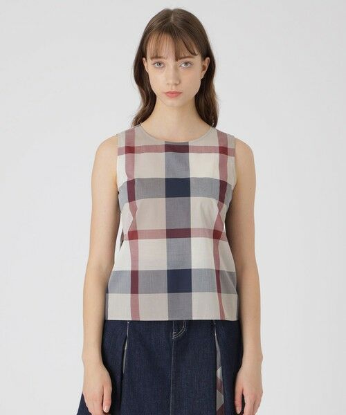 BLUE LABEL / BLACK LABEL CRESTBRIDGE / ブルーレーベル / ブラックレーベル・クレストブリッジ シャツ・ブラウス | 【接触冷感】【吸水速乾】クレストブリッジチェッククールドライブラウス | 詳細17