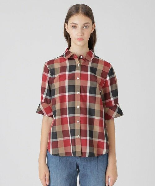 BLUE LABEL / BLACK LABEL CRESTBRIDGE / ブルーレーベル / ブラックレーベル・クレストブリッジ  シャツ・ブラウス | クレストブリッジチェックブラウス | 詳細4