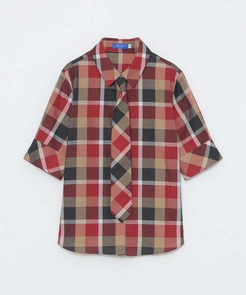 BLUE LABEL / BLACK LABEL CRESTBRIDGE / ブルーレーベル / ブラックレーベル・クレストブリッジ  シャツ・ブラウス | クレストブリッジチェックブラウス | 詳細5